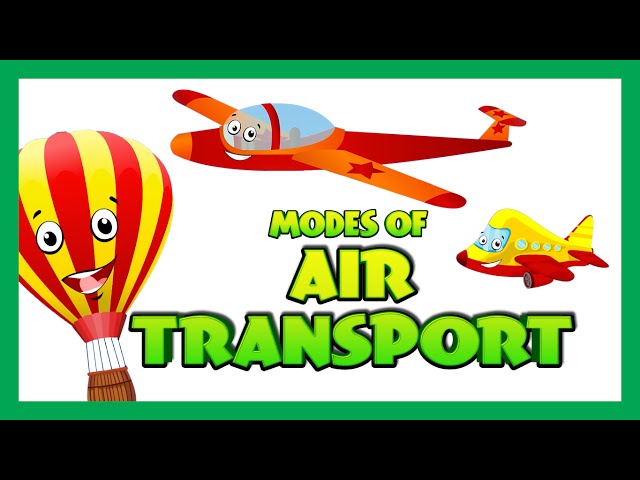 Air Transport for Children - Transport Videos for Children | Kids Hut