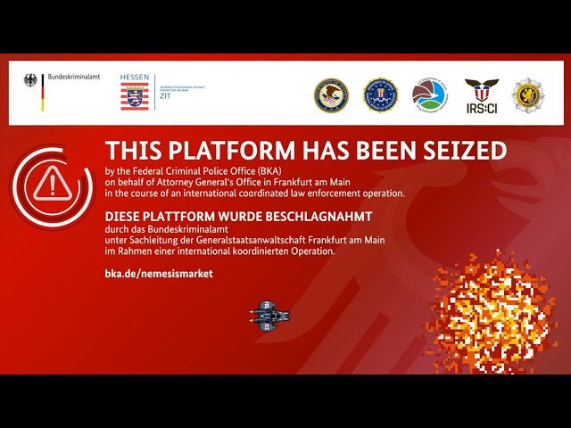 Nemesis Dark Web Market Gets Seized by German Federal Police
