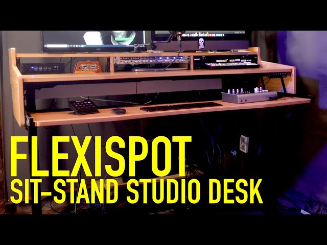 A Sit-Stand Studio Desk? FlexiSpot ESD-101 Reviewed | Booth Junkie
