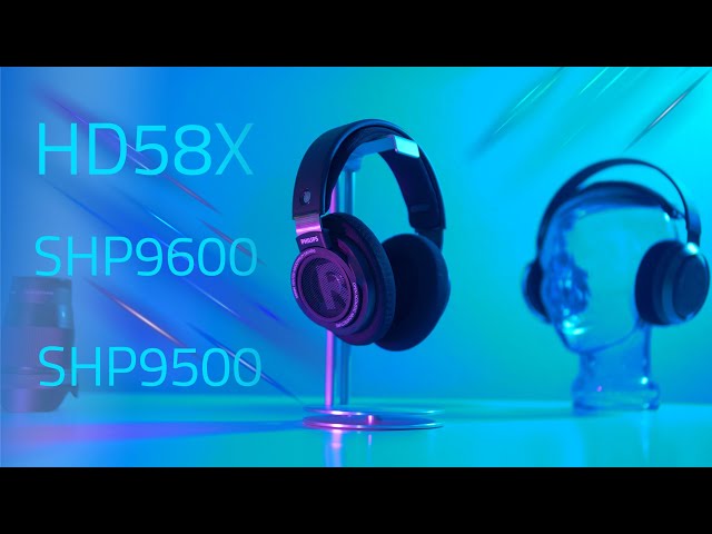 SHP9600 v SHP9500 v HD58X Headphone Comparison