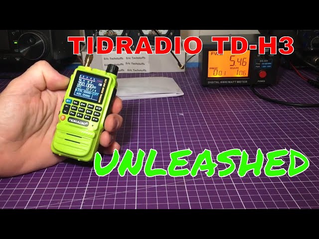 TID RADIO TD-H3  GMRS/ HAM REALLY Unlocked... and firmware updates