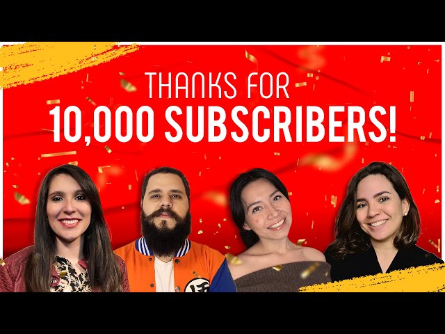 Celebration Livestream + Giveaway: Spring Spanish turns 1 and reaches 10k subscribers!
