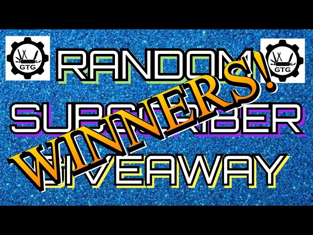 WINNERS!! | GTG Random Giveaway!