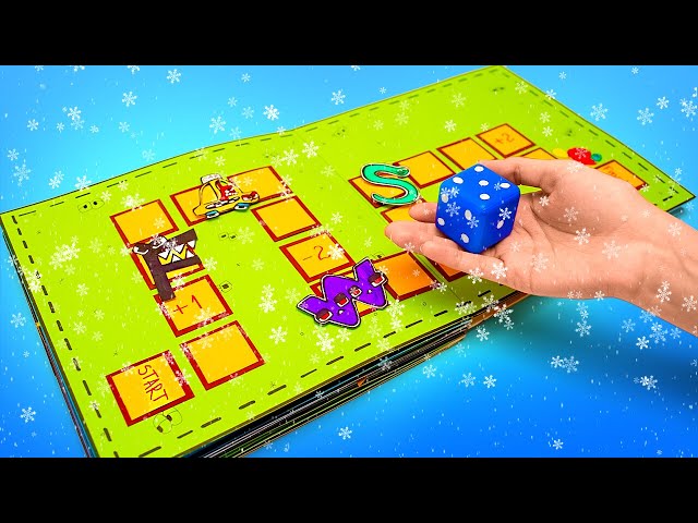 Alphabet Lore Paper Game ✨ Easy Paper Games For Winter Holidays