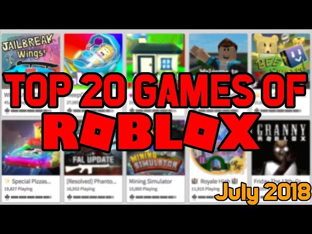 [ROBLOX] Best Games of July 2018!