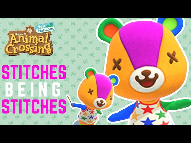 Stitches being Stitches - Animal Crossing New Horizons