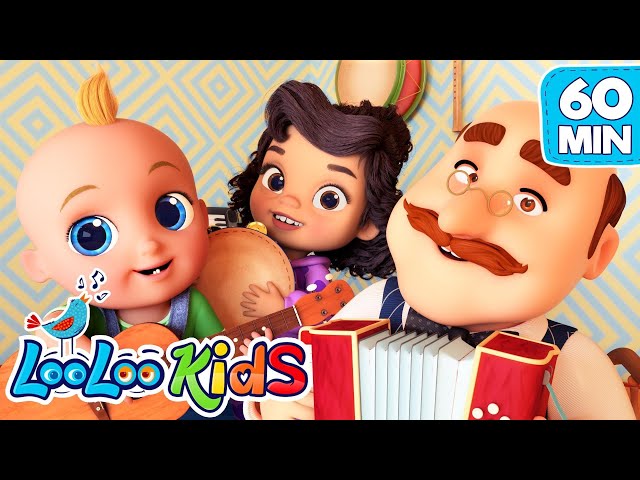Musical Instruments & Educational Rhymes | LooLoo Kids 1 Hour Musical Discovery