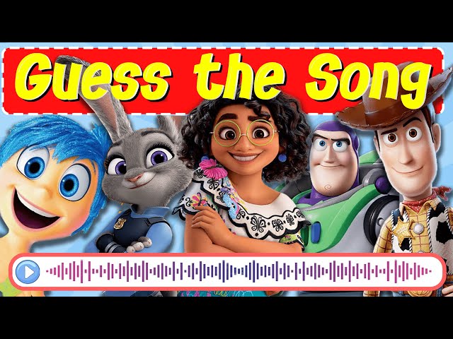 Guess the Song - Disney Edition | Disney Theme Songs | Guess the Voice | Song Quiz Challenge 2024