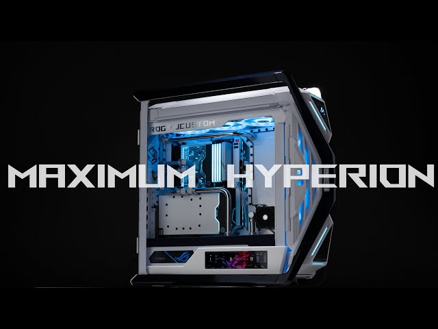 HYPERION ONE: ROG OVERLOAD IN A HIGHLY CUSTOMIZED WATERCOOLED HYPERION. A ROG FAN'S DREAM!!!!