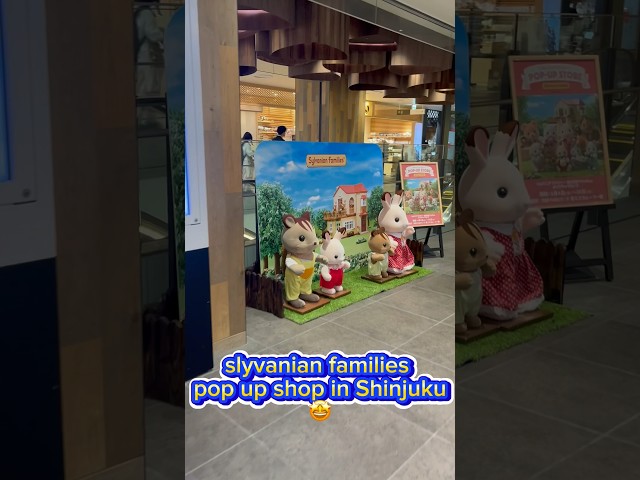 I found a Sylvanian Families pop up shop 🥰