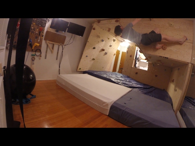 Building a climbing cave and more, in an apartment!