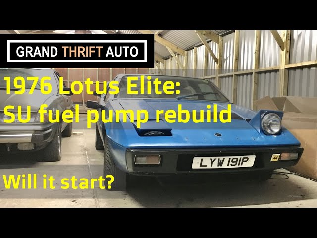 Lotus Elite SU fuel pump rebuild - part 1