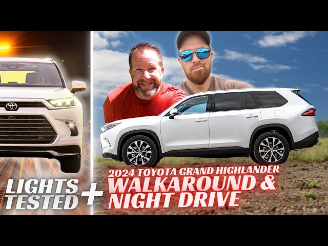 2024 Toyota Grand Highlander: HOW ROOMY IS IT and WHAT'S IT LIKE IN THE DARK??