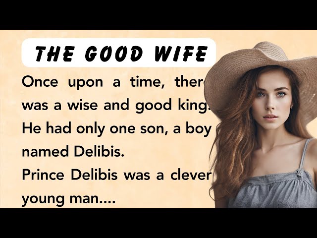 The Good Wife ⭐️ learn English through story ⭐️ Listening practice