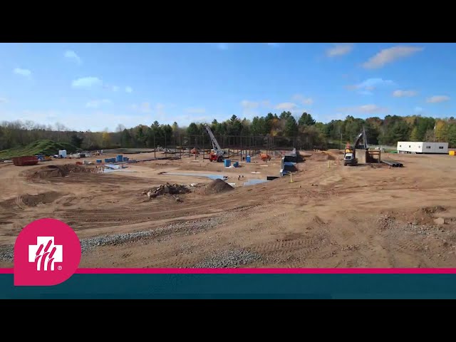 Marshfield Medical Center_Ladysmith, construction time-lapse