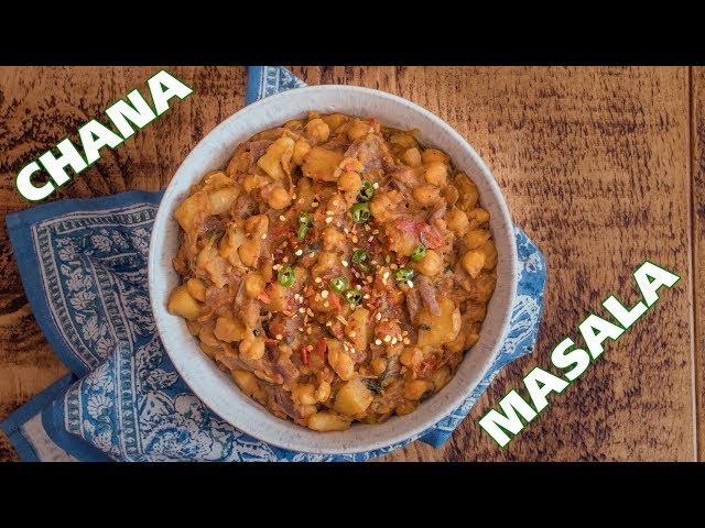 Chana masala recipe! chickpeas and potato curry by Food with Chetna