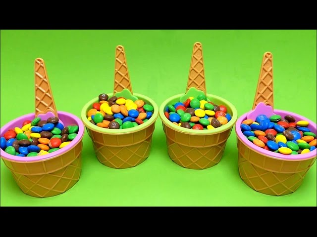M&M's Hide & Seek Surprise Toys - Teletubbies Play-Doh DIY Molds