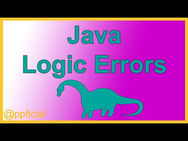 Java Logic Errors - Example of a Logical Program Error - Java Tutorial - Appficial