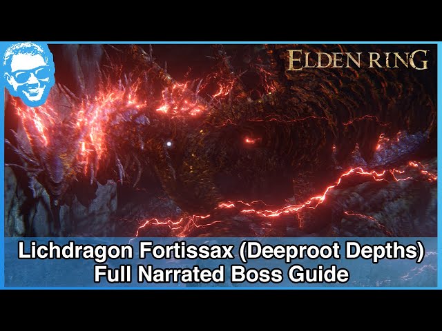 Lichdragon Fortissax SECRET BOSS (Deeproot Depths) - Full Narrated Boss Guide - Elden Ring [4k HDR]