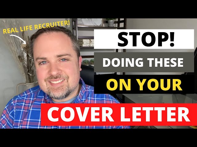 Cover Letter Mistakes - 8 Cover Letter Tips and Tricks