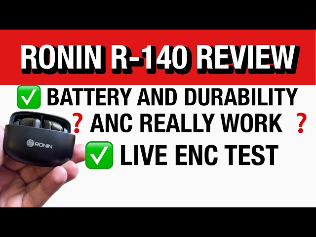 Live ENC Test | Ronin R-140 Earbuds| ENC + ANC Earbuds