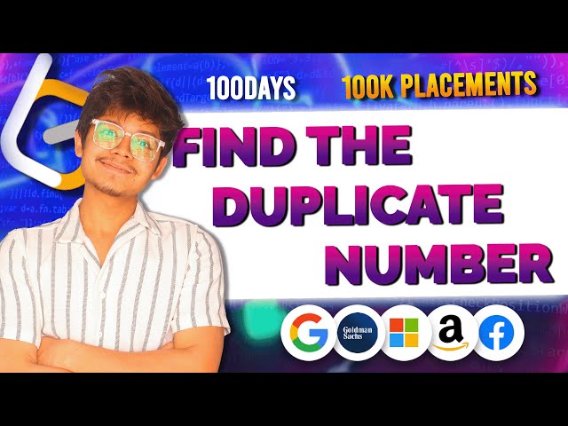 287. Find the Duplicate Number | Day 013 | 5 Ways | Binary Search | Bit Manipulation | Slow & Fast