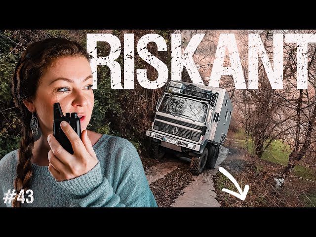 DANGEROUS! Do we get out of it? With the EXPEDITION TRUCK in Montenegro | Overlanding | VanLife [43]