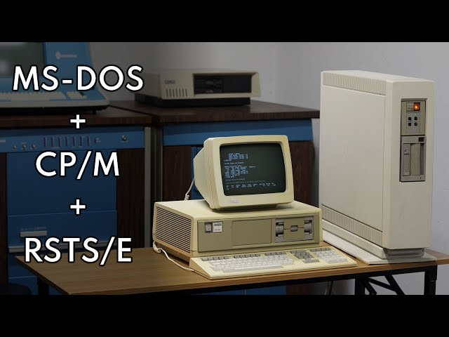 Booting MS-DOS, CP/M and RSTS/E* on a DEC Rainbow!