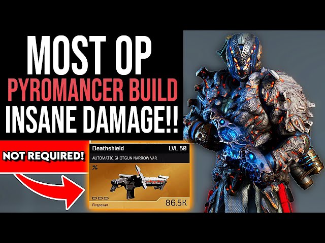 Outriders MOST OP PYROMANCER BUILD (No Deathshield/Funeral Pyre Required) - Best Pyromancer Build