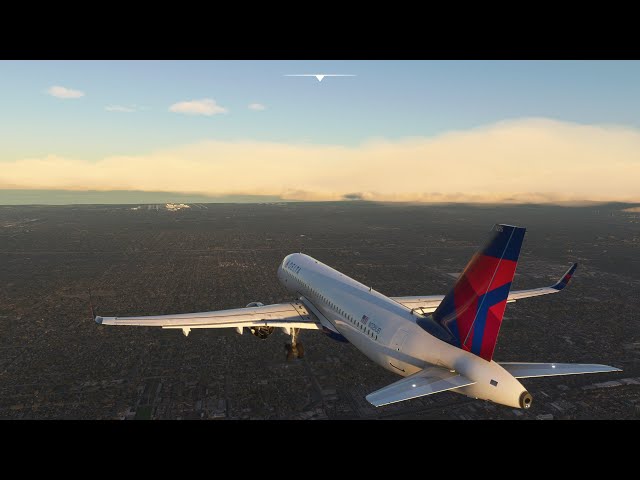 (4K) Full Flight + Live Weather / Denver to Los Angeles / Delta Airlines Airbus A320 Neo - MSFS 2020