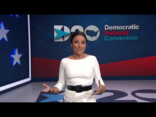 Julia Louis-Dreyfus at the Democratic National Convention