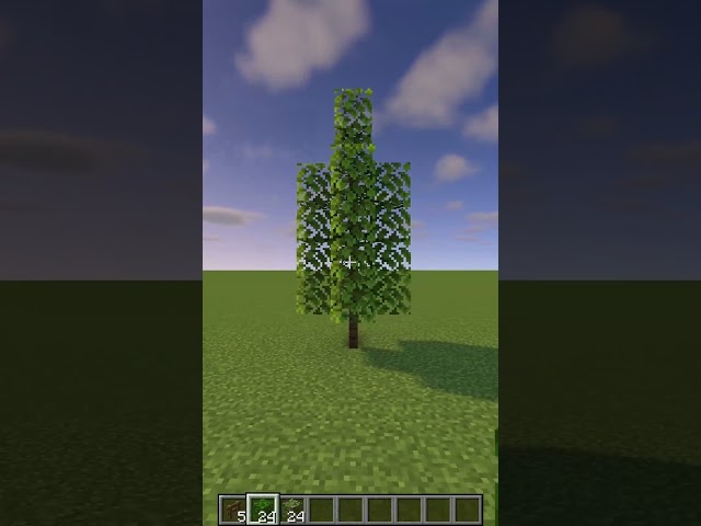 Quick And Easy Way To Upgrade Your Minecraft Tree!