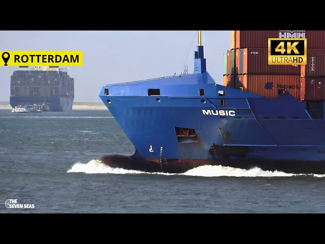 4K Shipspotting Rotterdam - february & march 2024 !