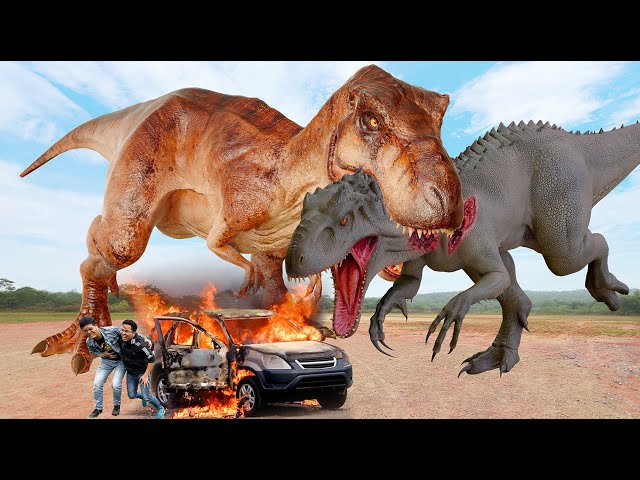 The BEST of Dinosaur T-rex Attack | Jurassic Park Fan-Made Film | T-rex Chase | Dinosaur | Ms.Sandy