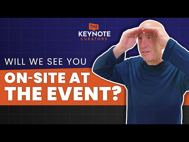 Stress-Free Keynote Events: We'll Be There For YOU!