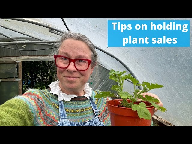 Common Good Plant Sale - tips for holding a plant sale