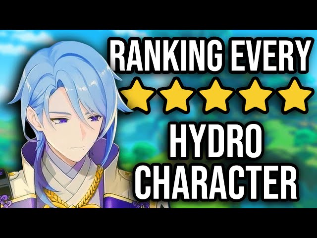Ranking Every 5 Star Hydro Character In Genshin