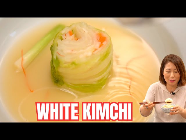 You can LITERALLY eat this ALL DAY! White KIMCHI: TRADITIONAL &🌱 VEGAN KIMCHI Recipes [백김치]
