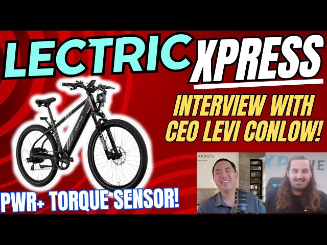 Lectric XPress Unveiled! Levi Conlow REVEALS New Torque Sensor Innovations On Awesome NEW Commuter!