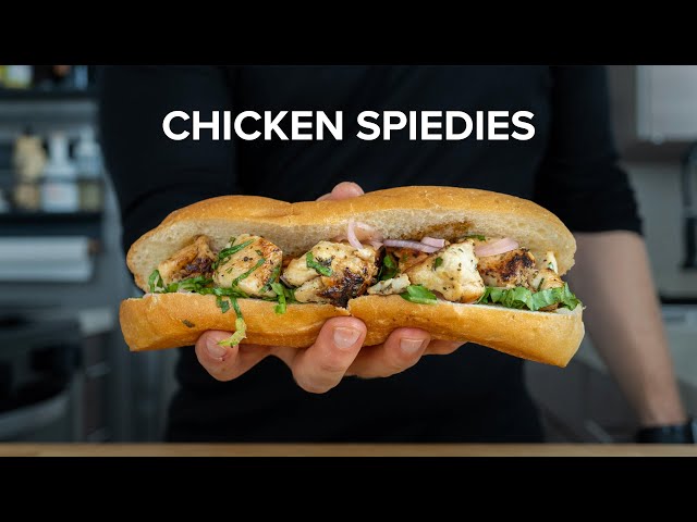 Chicken Spiedies, the marinated meat sandwich that has its own festival.