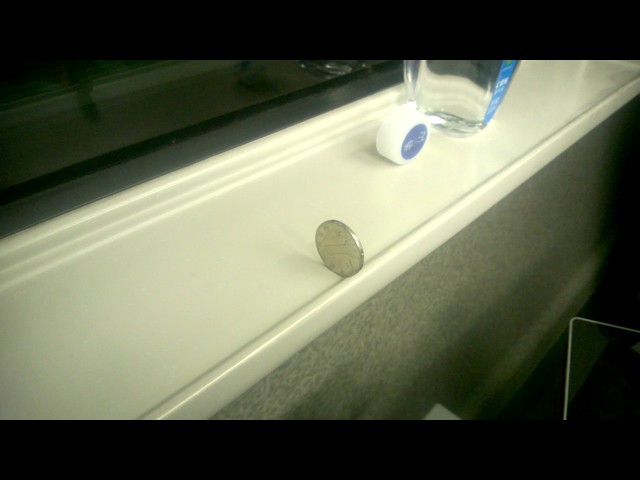 Balance Coins In China High-Speed Train