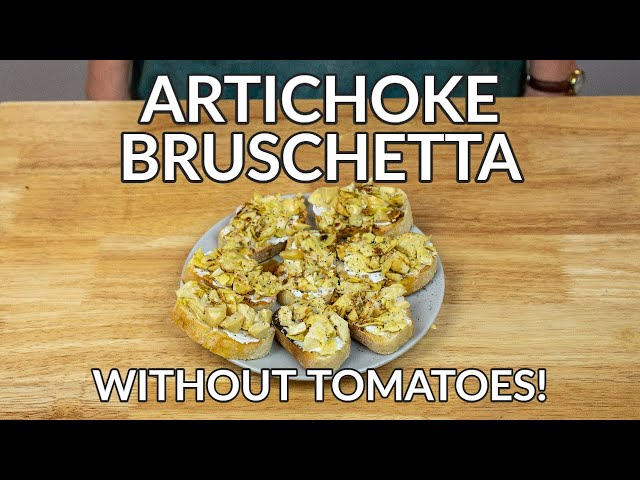 Artichoke Bruschetta Without Tomatoes or Basil Recipe (No Oven Needed!)