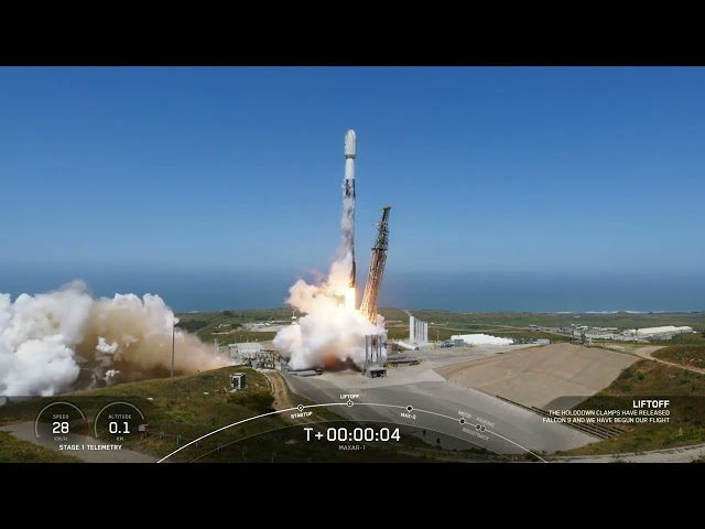 LIFTOFF! SpaceX Maxar 1 (Worldview Legion 1+2)