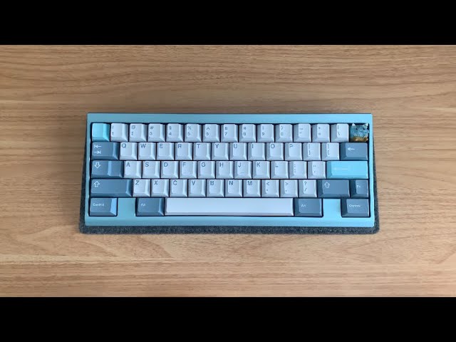 Snow60 Custom Keyboard | Ultraglides | PP plate | GMK Shoko