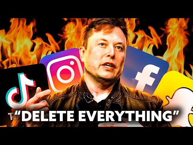 Elon Musk: "Delete ALL Your Social Media NOW!" - Here's Why