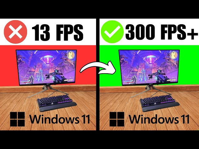 How To Optimize Windows 11 For Gaming (FPS Boost & LESS LAG!)