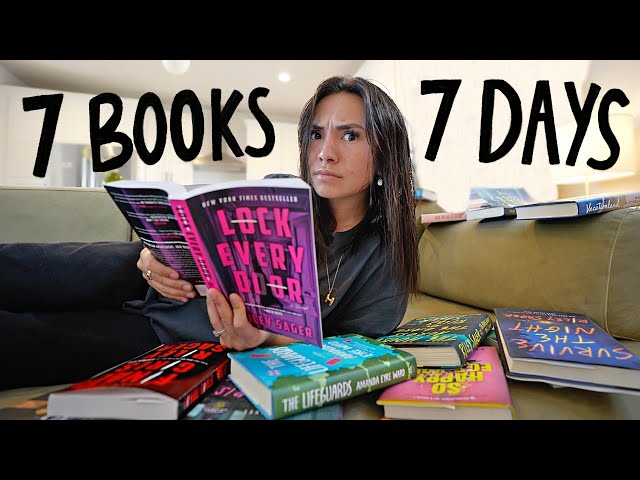I read 7 thriller books in 7 days...