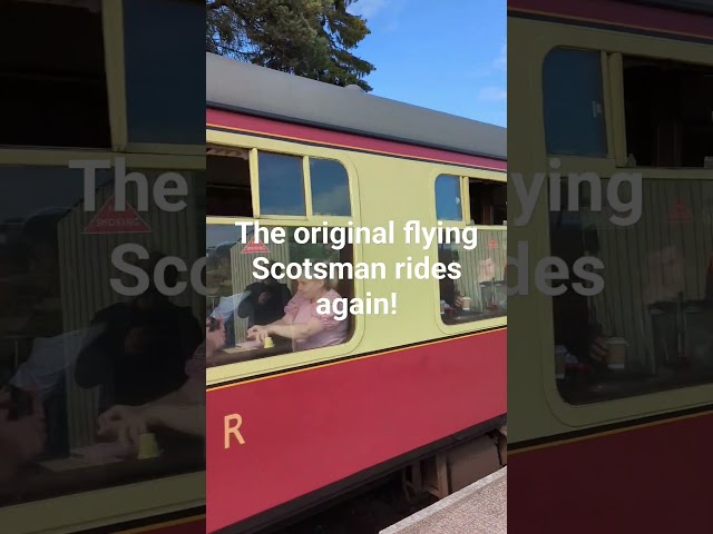 The original flying Scotsman rides again. #trains #history