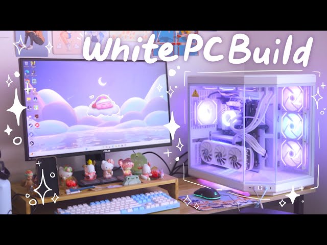 Building my first PC | White Aesthetic, RTX4080 Super, Hyte Y70, Gaming & Productivity build