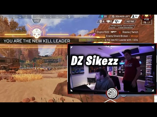 TSM ImperialHal lets DarkZero Sikezz play Apex on his gaming PC to show his skill